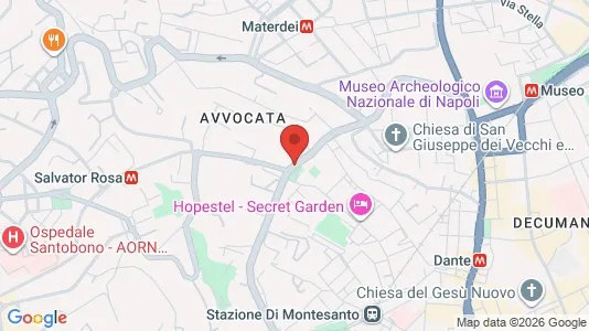Apartments for rent i Napoli Municipalità 2 - kort over placeringen