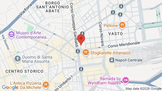 Apartments for rent i Napoli Municipalità 4 - kort over placeringen