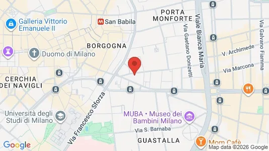 Rooms for rent i Milano Zona 1 - Centro storico - kort over placeringen