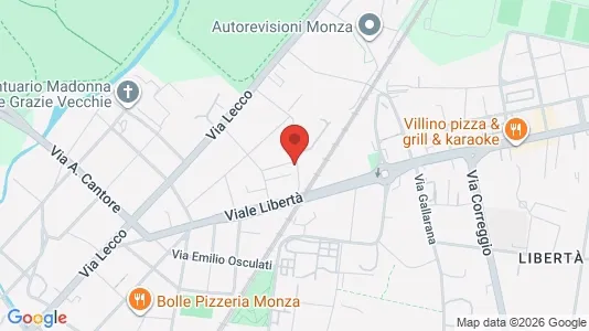 Apartments for rent i Monza - kort over placeringen