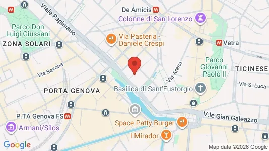 Apartments for rent i Milano Zona 1 - Centro storico - kort over placeringen