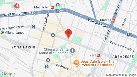 Apartments for rent i Milano Zona 9 - Porta Garibaldi, Niguarda - kort over placeringen