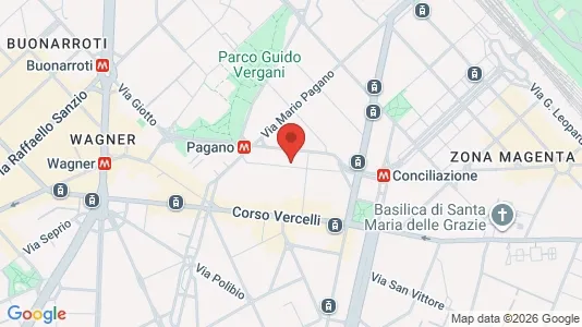 Apartments for rent i Milano Zona 1 - Centro storico - kort over placeringen