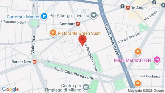 Rooms for rent i Milano Zona 6 - Barona, Lorenteggio - kort over placeringen