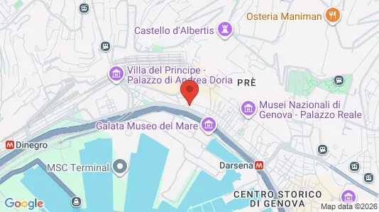 Rooms for rent i Genoa - kort over placeringen