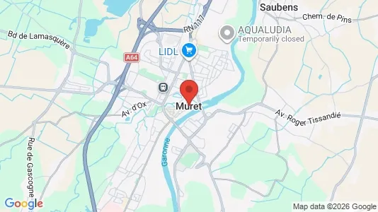 Houses for rent i Muret - kort over placeringen