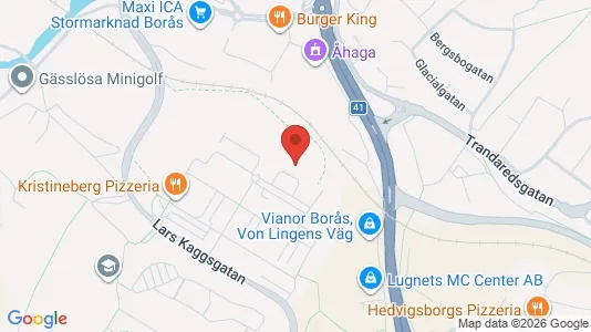 Apartments for rent i Borås - kort over placeringen