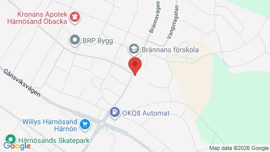 Apartments for rent i Härnösand - kort over placeringen