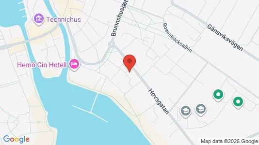 Apartments for rent i Härnösand - kort over placeringen