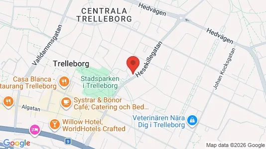 Apartments for rent i Trelleborg - kort over placeringen