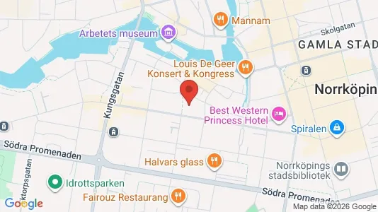 Apartments for rent i Norrköping - kort over placeringen