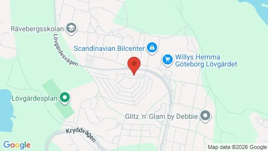 Apartments for rent i Angered - kort over placeringen