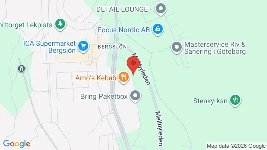 Apartments for rent i Gothenburg East - kort over placeringen