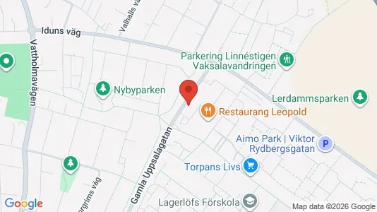 Apartments for rent i Uppsala - kort over placeringen
