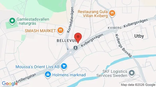 Apartments for rent i Gothenburg East - kort over placeringen