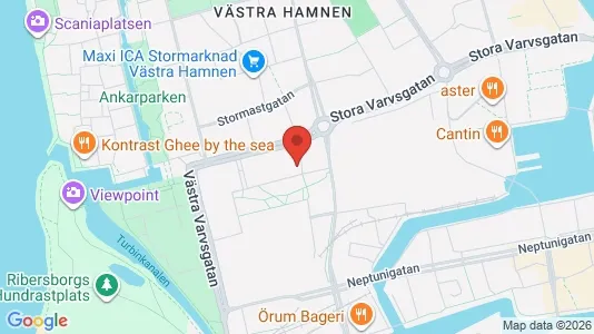 Apartments for rent i Malmö City - kort over placeringen