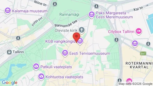 Apartments for rent i Tallinn Kesklinna - kort over placeringen