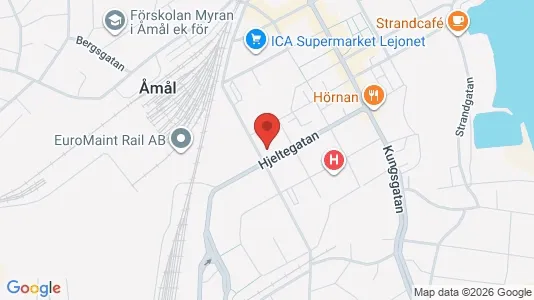 Apartments for rent i Åmål - kort over placeringen