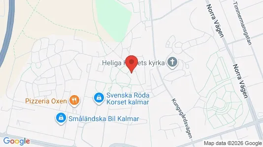 Apartments for rent i Kalmar - kort over placeringen