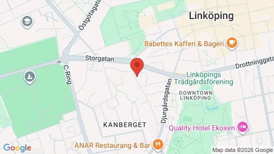 Apartments for rent i Linköping - kort over placeringen