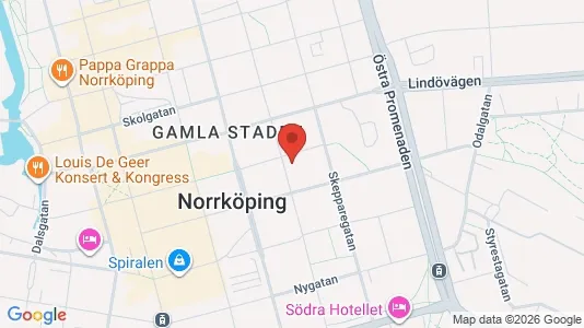 Apartments for rent i Norrköping - kort over placeringen