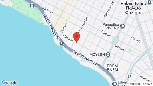 Apartments for rent i Palaio Faliro - kort over placeringen
