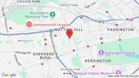 Apartments for rent i London W11 - kort over placeringen