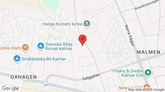 Apartments for rent i Kalmar - kort over placeringen