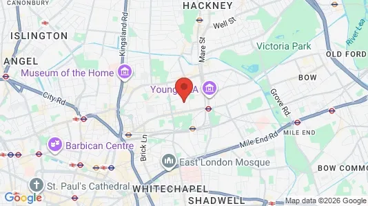 Apartments for rent i London E2 - kort over placeringen