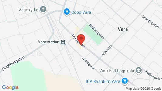 Apartments for rent i Vara - kort over placeringen