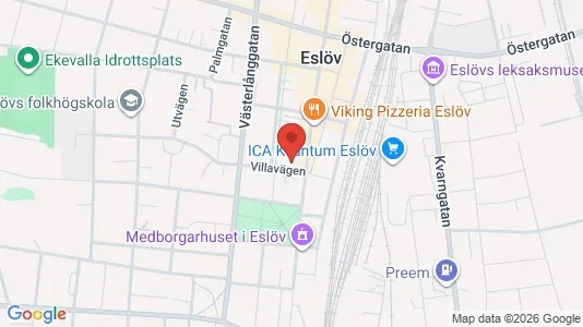 Apartments for rent i Eslöv - kort over placeringen