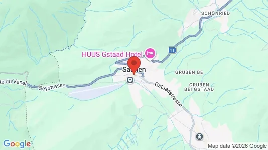 Houses for rent i Saane - kort over placeringen