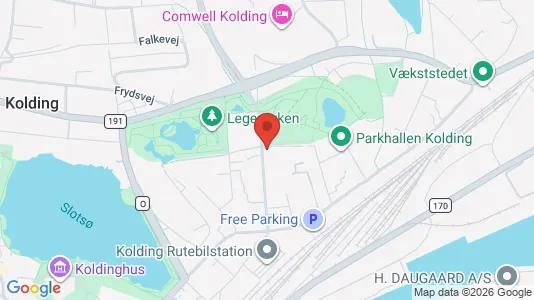 Apartments for rent i Kolding - kort over placeringen