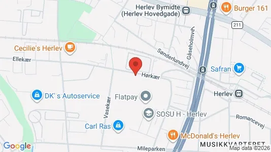 Apartments for rent i Herlev - kort over placeringen