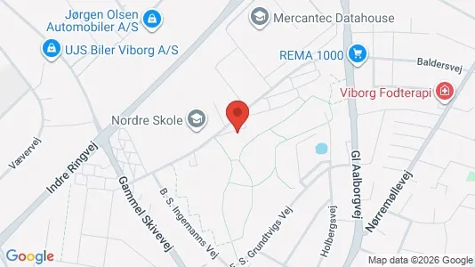 Apartments for rent i Viborg - kort over placeringen