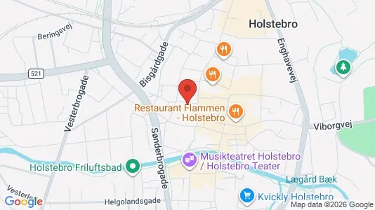 Apartments for rent i Holstebro - kort over placeringen