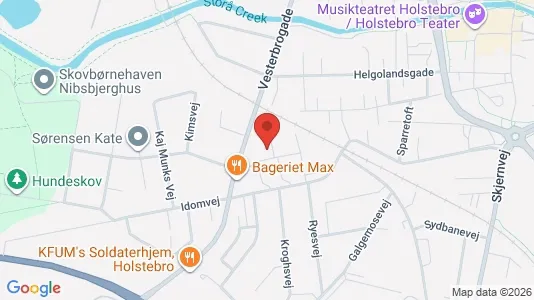 Apartments for rent i Holstebro - kort over placeringen