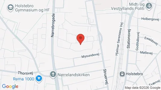 Apartments for rent i Holstebro - kort over placeringen