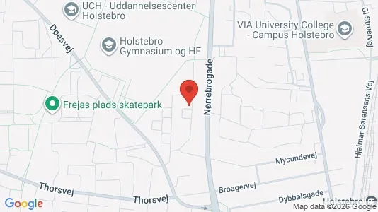 Apartments for rent i Holstebro - kort over placeringen