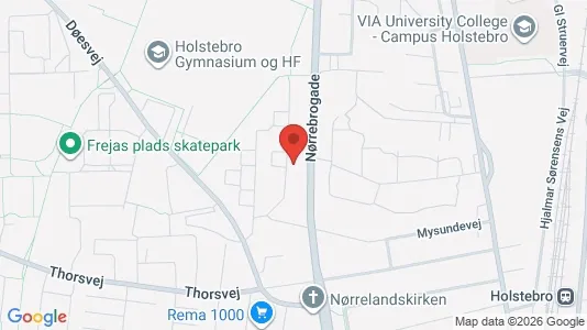 Apartments for rent i Holstebro - kort over placeringen