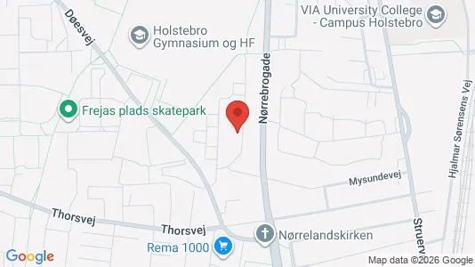 Apartments for rent i Holstebro - kort over placeringen