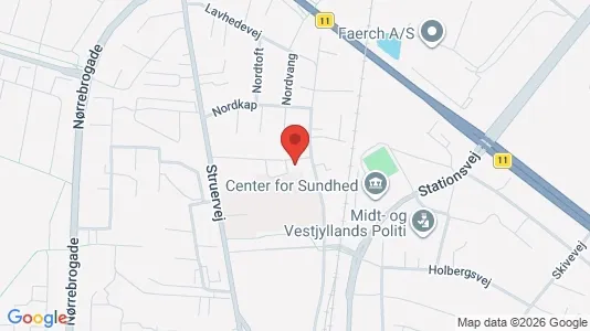 Apartments for rent i Holstebro - kort over placeringen
