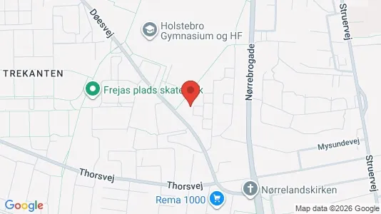 Apartments for rent i Holstebro - kort over placeringen