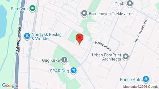 Apartments for rent i Aalborg SØ - kort over placeringen