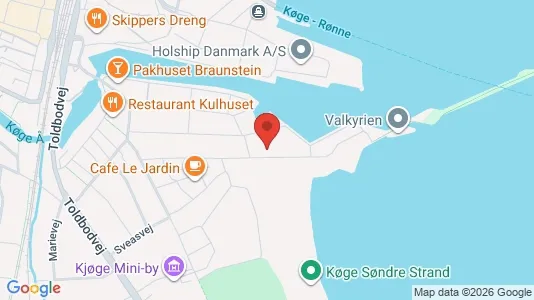 Apartments for rent i Køge - kort over placeringen