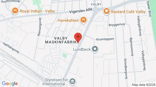 Apartments for rent i Valby - kort over placeringen