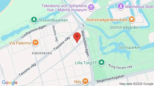 Apartments for rent i Malmö City - kort over placeringen