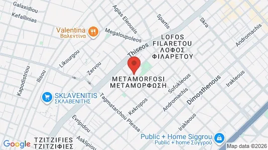 Apartments for rent i Kallithea - kort over placeringen