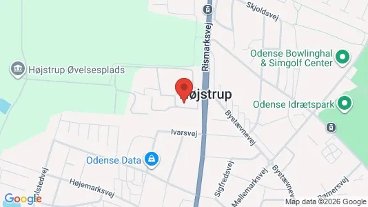 Apartments for rent i Odense V - kort over placeringen