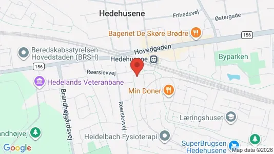 Apartments for rent i Hedehusene - kort over placeringen